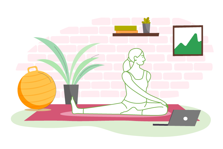 Online Prenatal Yoga by yogini.live